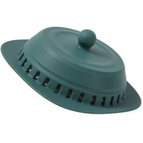 Bouchon de douche en silicone avec filtre en caoutchouc, crépine pour baignoire et lavabo, piège à cheveux pour salle de bain et cuisine.