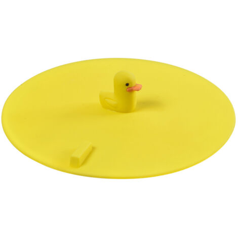 Bouchon de Drain en Silicone - Stopper Anti-Fuite Universal - Grande Taille 15 cm, 80 g - Multicolore (Gris/ Vert/ Jaune/ Bleu) - 1 Pièce