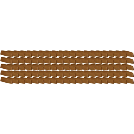 Bouchon de drainage pour fenêtres PVC, finition chêne, 45 mm, lot de 100 pièces