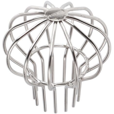 Bouchon de Gouttière Anti-Blocage en Acier Inoxydable, 75 mm pour Balcon et Terrasse