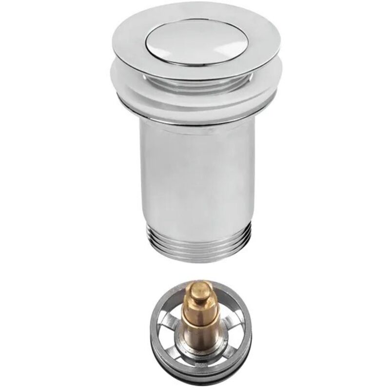 Bouchon De Lavabo Clic-Clac Avec Petit Champignon Sans Trop-Plein - Hj/s2182