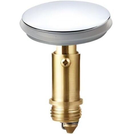 Bouchon de Lavabo Pop Up 38mm, Laiton, Bouchon de Vidange Cuisine et Baignoire, Pratique et Étanche
