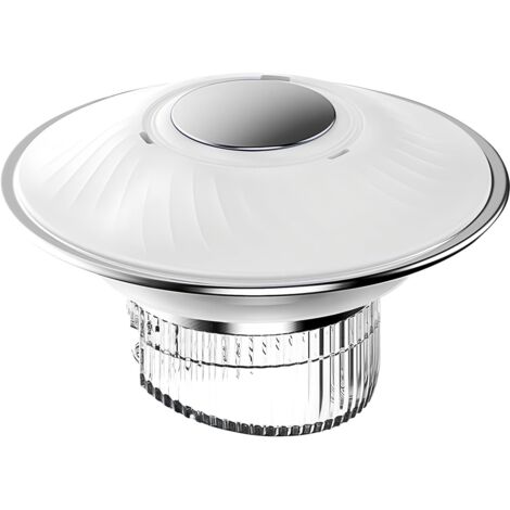 Bouchon de Lavabo Pop-Up avec Panier Filtrant Amovible en Acier Inoxydable,Bouchon de Vidange en Laiton Bounce Core Push-Type Drain Plug pour Baignoire,Cuisine,Lavabo
