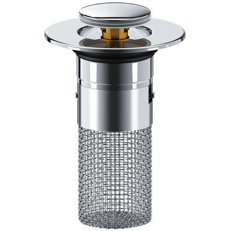 Bouchon de Lavabo Universel,2 Pcs Bouchon Évier Anti-Bouchage et Anti-Odeur pour 34-40 mm Lavabo,Baignoire,Cuisine et Salle de Bain,Facile à Nettoyer (8 x 6 x 3 cm)