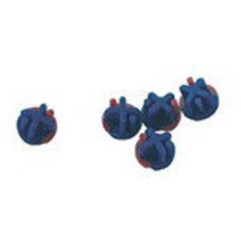 Bouchon de marquage rouge / bleu chrome KLUDI