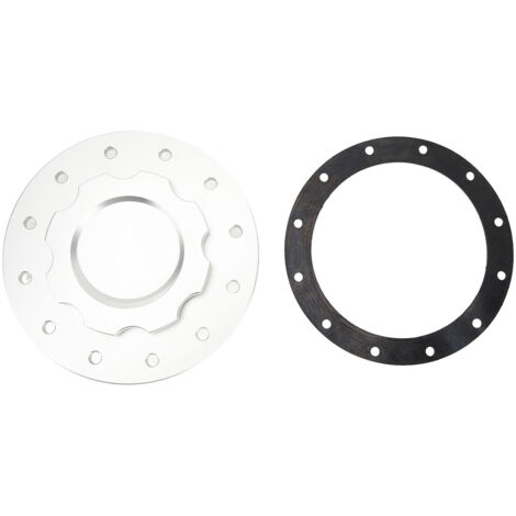 Bouchon de pile à combustible SLFCC 01 12 boulons, robuste, étanchéité efficace, fonctionnement Flexible, Kit de joint de col de remplissage universel pour voiture argent