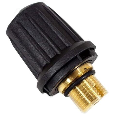 Bouchon de rechange en laiton pour soupape de sécurité 4.590-105.0 des nettoyeurs vapeur Kärcher des séries SC1.010, SC1.020, SC2.000 et SC3.000. Accessoires. Bouchon de rechange pour soupape de sécur