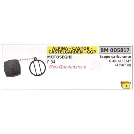Bouchon de remplissage de carburant ALPINA tronçonneuse P 34 005817