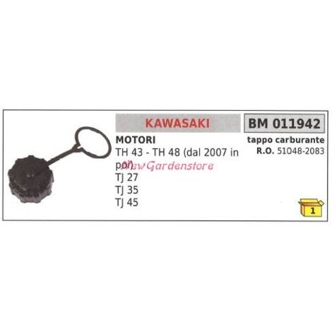 Bouchon de remplissage de carburant KAWASAKI moteur débroussailleuse TH 43 48 TJ 27 011942