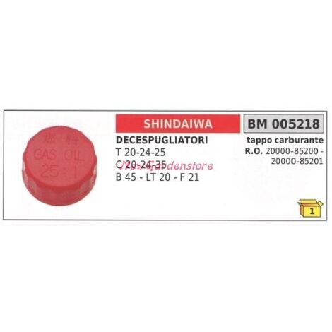 Bouchon de remplissage de carburant SHINDAIWA moteur débroussailleuse T 20 24 25 005218