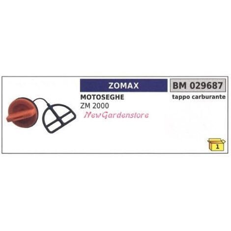 Bouchon de remplissage de carburant ZOMAX moteur ZM 2000 tronçonneuse 029687
