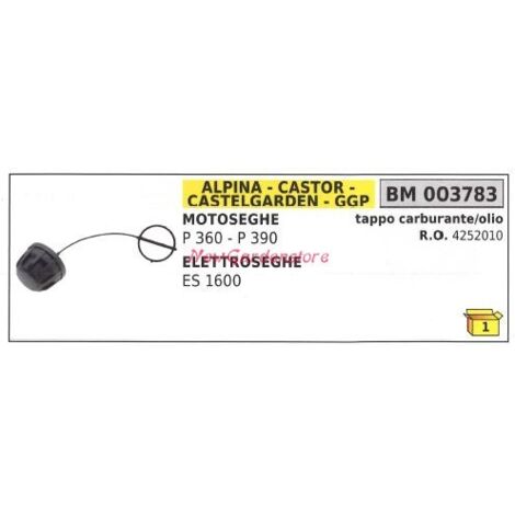 Bouchon de remplissage d'huile ALPINA P360 390 003783
