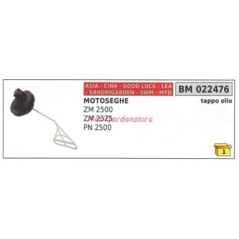 Bouchon de remplissage d'huile CINA tronçonneuse ZM 2600 TCS 2600 029428