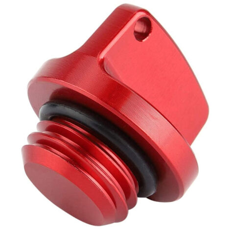 Bouchon de remplissage d'huile en aluminium CNC pour moteur de course Honda CBR 250RR 600RR 1000RR CR CRF 125R 150R 250R 450R. Compatible avec Yamaha, Suzuki et Kawasaki.