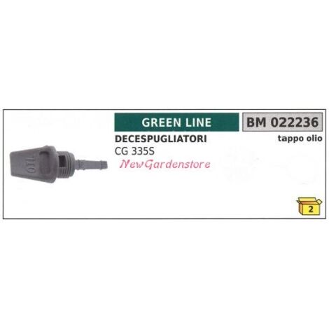 Bouchon de remplissage d'huile GREEN LINE pour débroussailleuse CG 335S 022236