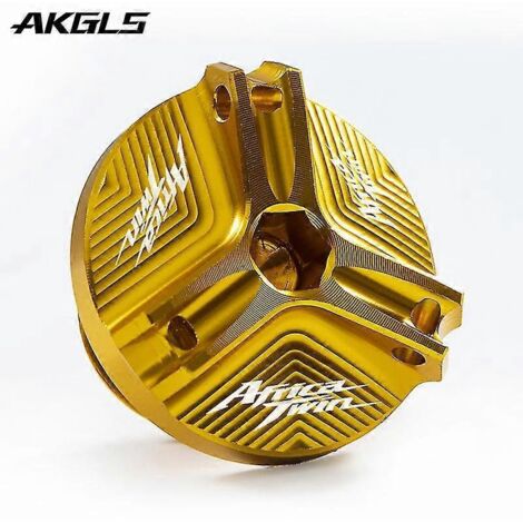 Bouchon de remplissage d'huile moteur et de carburant pour moto Honda Africa Twin CRF 1100/1000L (CRF1100L/CRF1000L) - Accessoires de protection - doré