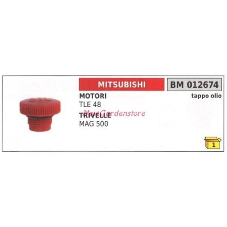 Bouchon de remplissage d'huile moteur MITSUBISHI débroussailleuse TLE 48 012674