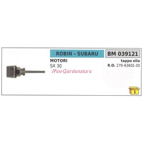 Bouchon de remplissage d'huile moteur ROBIN tondeuse SX 30 039121