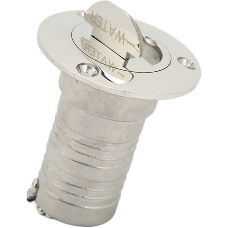Bouchon de remplissage pour pont marine en acier inoxydable brillant, sans serrure, pour bateaux et caravanes