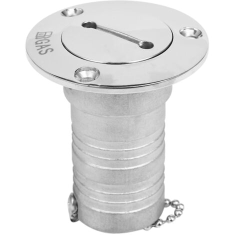 Bouchon de remplissage pour réservoir de carburant à essence de 38 mm (1,5 pouce) en acier inoxydable marin avec clé