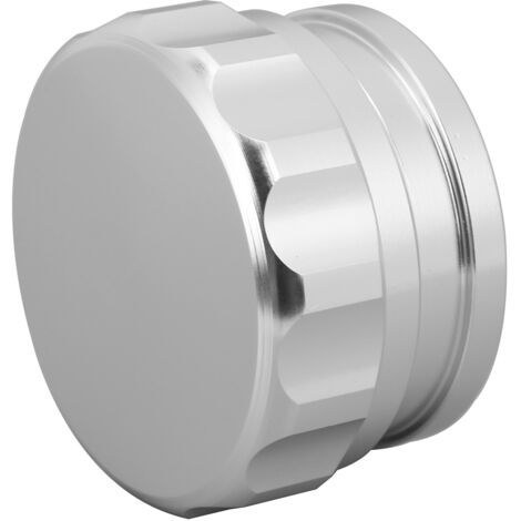 Bouchon de Remplissage pour Réservoir de Carburant en Aluminium, Accessoire Universel pour Personnalisation Automobile - Argenté