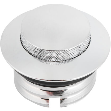 Bouchon de Réservoir à Aluminium CNC  Couvercle de Filler Push Type  Remplacement Pièce Externe Électroplaqué (Diamètre 5.5cm/2.2in)