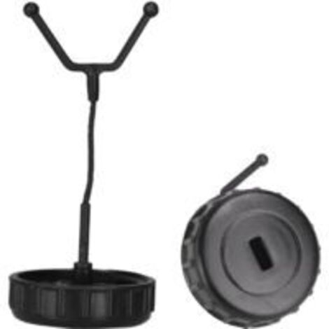 Bouchon de réservoir d'essence et bouchon de remplissage d'huile compatibles avec les tronçonneuses 017, 017C, 018, 018C, 019T, MS170, MS170C, MS180, MS180C, MS190T et MS191T. Pièce de rechange : 1130