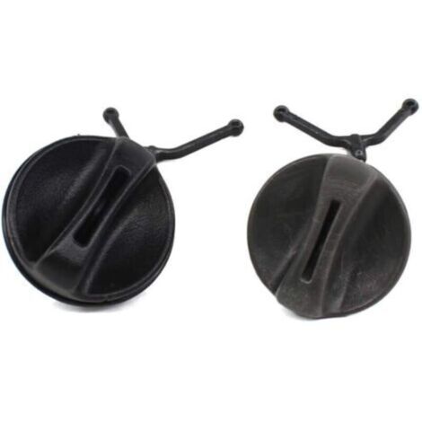 Bouchon de réservoir d'huile compatible Husqvarna 340, 345, 346, 346XP, 350, 351, 353, 362, 365, 371 – pièce d’origine en plastique noir
