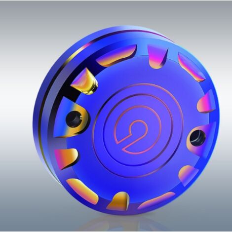 Bouchon de réservoir d'huile de frein arrière pour moto, bouchon de réservoir de liquide de frein rond en acier inoxydable plaqué titane modifié