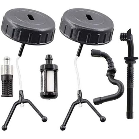 Bouchon de réservoir dhuile, tuyau de carburant, filtre à essence pour Stihl 017 018 MS170 MS180 Tronçonneuse de rechange n° 1130 350 0500
