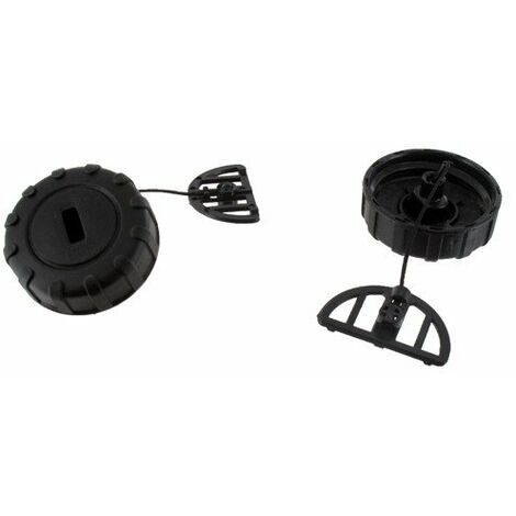 Bouchon de réservoir essence et huile adaptable pour tronçonneuses Stihl – Compatible modèles 017, 018, MS170, MS180, MS190 - 11303500500