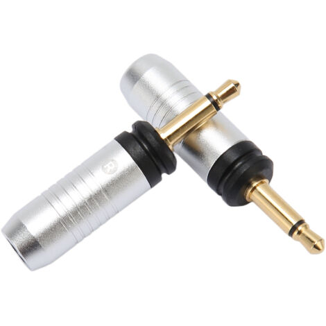 Bouchon de soudure 3.5mm plaqué or, connecteur mâle mono pour casques audio Focal, remplacement durable.