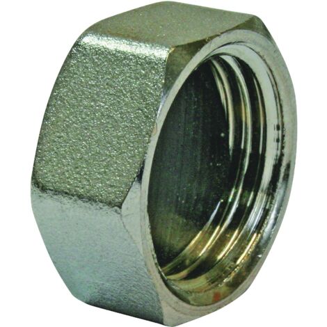 Bouchon de terminaison auto-etanche femelle 1/2"  laiton nickele