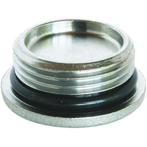 Bouchon de terminaison auto-étanche mâle 3/4"  laiton nickelé