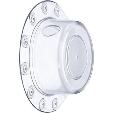 Bouchon de Trop-plein Silicone pour Baignoire et Lavabo, Vidange avec Ventouse - Accessoire Pratique pour Salle de Bain