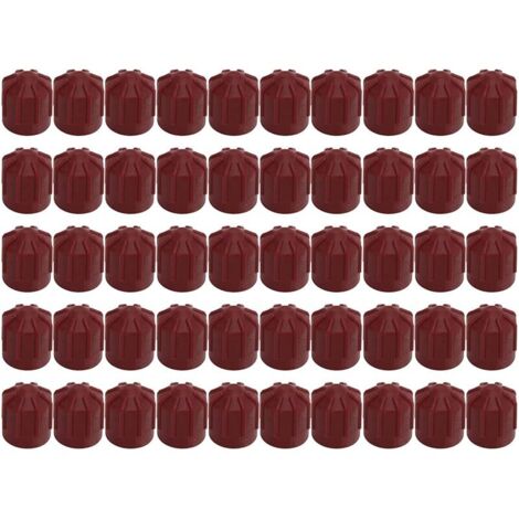 Bouchon de valve de climatisation ABS universel durable M10X1, parfait pour la plupart des voitures, camions, véhicules d'ingénierie, lot de 50 pièces