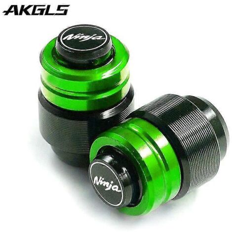 Bouchon de valve de pneu pour moto Kawasaki Ninja 400, Ninja 650, 300, 250, 250R, ZX14R, ZX10R, ZX6R - Vert ninja