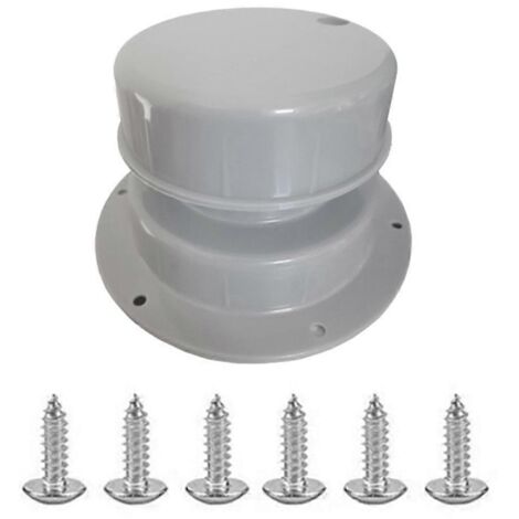 Bouchon de ventilation pour plomberie de VR, bouchon de ventilation de toit de VR, gris clair