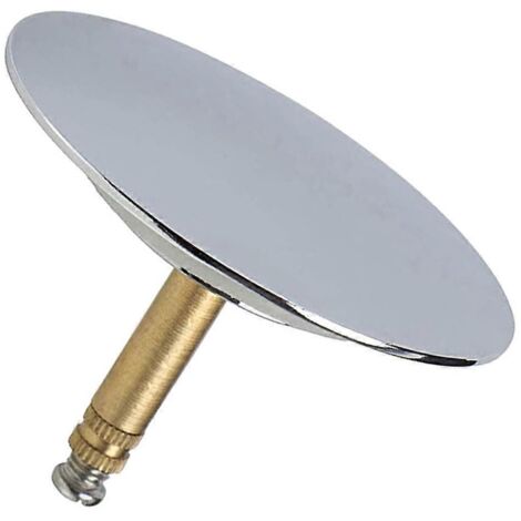 Bouchon de vidage universel 72mm pour baignoire, lavabo et évier de cuisine - Amovible et réglable, outil de plomberie manuel