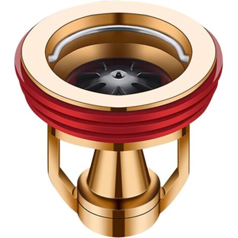 Bouchon de vidange anti-odeurs - Bouchon de vidange, filtre en cuivre anti-odeurs, clapet anti-retour Système de drainage anti-odeurs (or)