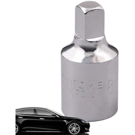 Bouchon de vidange boîte vitesses  Outil clé à douille carré inviolable 1/2 pouce, bouchon d'huile dégagement rapide pour vis carter Vidange D'huile S8 -