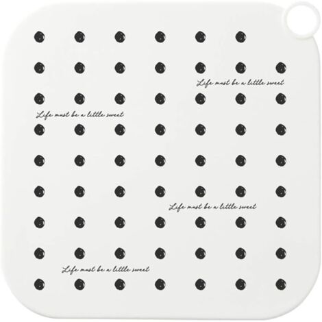 Bouchon de vidange carré, en silicone, anti-odeurs, pour évier de cuisine et salle de bain