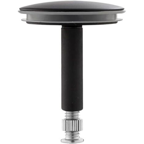 Bouchon de vidange de baignoire en laiton de 43 mm anti-obstruction avec bouton poussoir - Hauteur réglable - Remplacement pour salle de bain, baignoire, lavabo