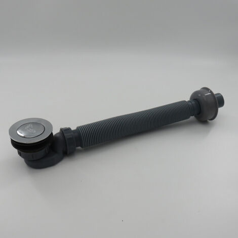Bouchon de vidange de baignoire, tuyau de vidange noir anti-odeurs, accessoires pour bonde de douche escamotable