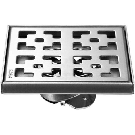 Bouchon de vidange en acier inoxydable 304, adapté aux toilettes publiques, balcons ou salles de douche, grande capacité, prévention des odeurs.