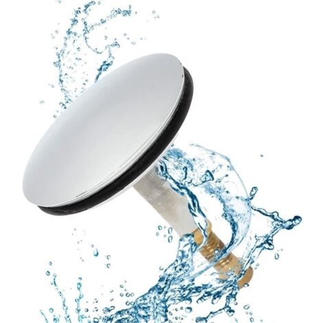 Bouchon de Vidange étanche Accessoire pour Baignoire,Bouchon Baignoire 43 mm,Bonde Baignoire Universel,Hauteur Vis Réglable 50-55 mm