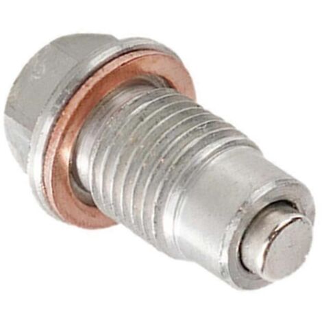 Bouchon de vidange magnétique M12x1.25 avec joint et rondelle, écrou de vidange d'huile, boulon de drain magnétique, accessoire auto pour étanchéité optimale