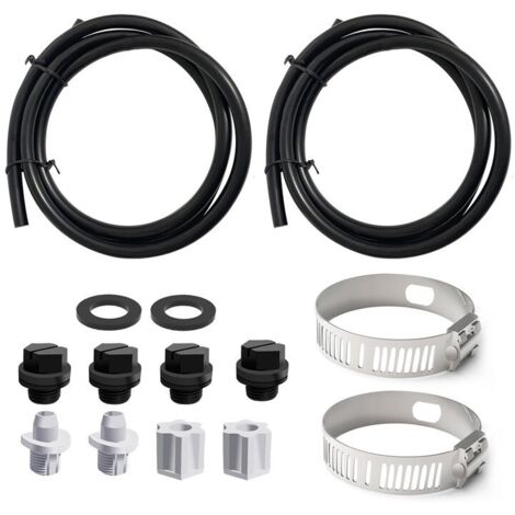 Bouchon de vidange pour tuyau de pompe de piscine Hayward SPX1700FG, connecteur CLX220GA, sac de fixation, collier de serrage