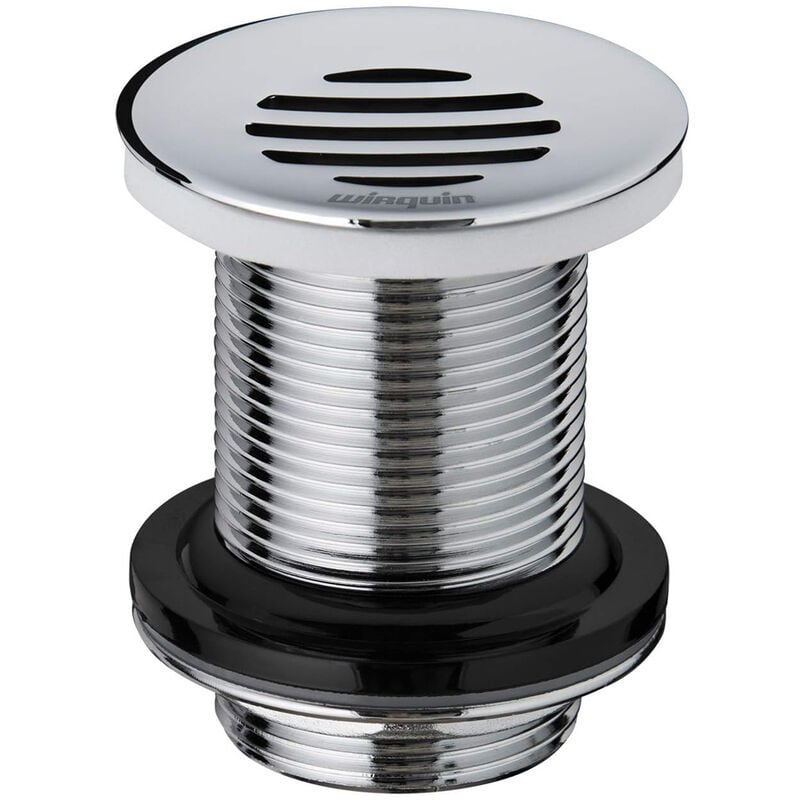 Bonde Lavabo Ø63 à écoulement libre grille incurvée sans trop plein Wirquin Pro