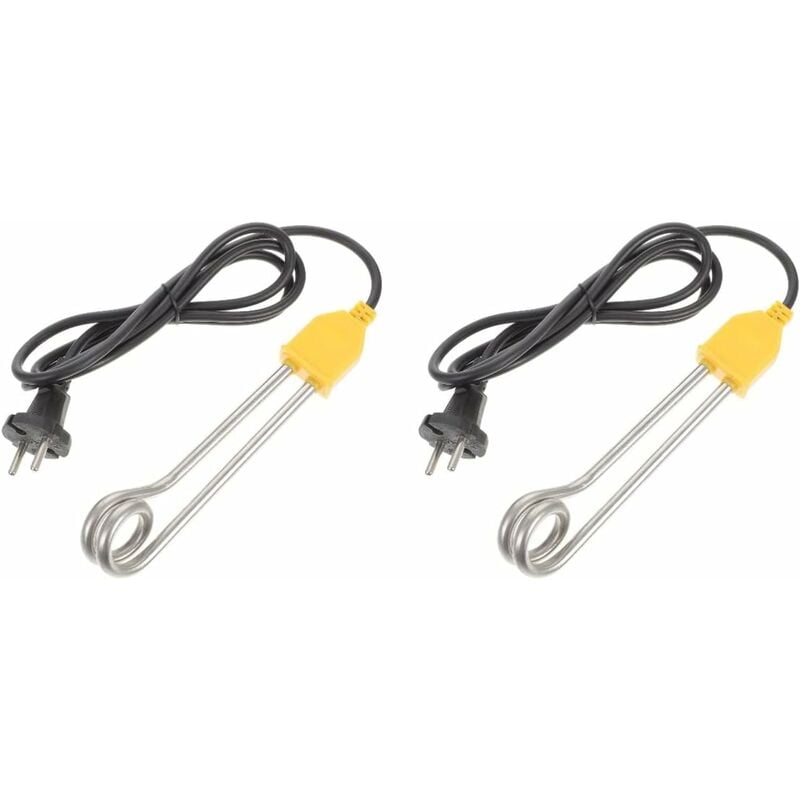 Bouchon d'eau de Piscine 2 Pièces Seau Submersible de Chauffage Électrique à Immersion(600W)